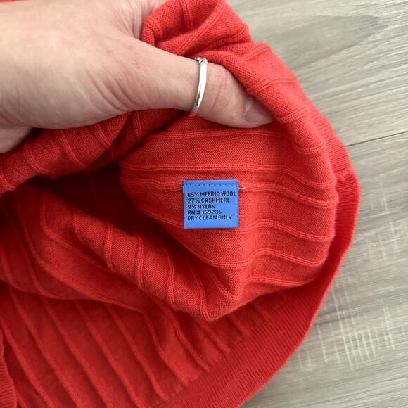 J.McLaughlin Anika Wool-Blend Sweater Women's Size Small in the Color Cayenne - Picture 7 of 7